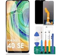 Per TCL 40 SE Schermo di Ricambio Per TCL 40 SE Kit di Riparazione Digitalizzatore LCD Per TCL 40 SE Touch Screen Display Assembly Kit di Ricambio Nero (senza Telaio)