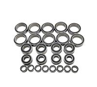 Per Tekno ET410 EB410 1/10 26 Pezzi Kit Completo Di Cuscinetti A Sfera Acciaio Cromato Preingrassato Guarnizione In Gomma Nera Componente Di Aggiornamento Per Auto RC Cuscinetti Rc