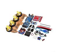 per telaio Robotica 4 Motori per Linea e Coding per telaio | 4 motori indipendenti, per telaio per robusto PCB, per montaggio per facile, sensori inclusi, per progetti DIY