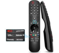 per Telecomando LG Smart TV, Universale per LG Originale Magic Remote | per MR21GA MR22GA MR23GA MR24GA Control, 6 Pulsanti di Scelta Rapida, Garanzia Di 1 Anno, Pulsanti Reattivi