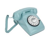 Per Telefoni con Linea Rotativa, Telefono da Tavolo Fisso retrò Classico Vecchio Stile con Suoneria Meccanica, Telefono con Filo con Altoparlante Per Casa, Arredamento,
