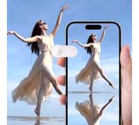 per Telefono con riflesso a Specchio, Accessorio Riflettente per Fotocamera Smartphone, Regolabile, Portatile, Strumento per Fotografia, Accessorio per Selfie da Esterno, con Ampia