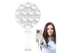 per telefono, custodia per telefono a Forte presa adesiva in silicone | Portatile per cellulari con fibbia ad anello in silicone antiscivolo per video selfie Attacca su pareti doccia in vetro Crus