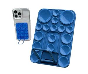 per telefono in silicone, supporto per telefono in metallo, biadesivo, supporto per stecca suctioe Phona, portatile, adesivo, con forte adsorbimento, per uffici