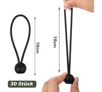 Per Tenditori per Cord Elastici Durevoli Set di 30 con Palline per Facile Uso Es