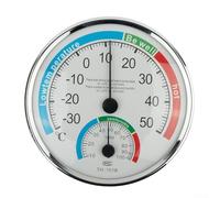 Per termoigrometro con display analogico per la gestione del clima in ambienti interni, con indicatori di temperatura e umidità della gamma comfort (1 pezzo)