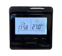 per termostato ambiente e51 alloggiamento PC montaggio superficiale per | Programma di 7 giorni, modalità risparmio energetico, commutazione automatica, funzionamento semplice, perdite ridotte