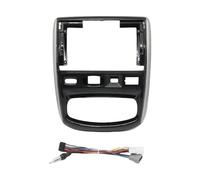 Per Terrano 2014-2016 Kit di installazione per cruscotto auto da 9 pollici, pannello radio, cornice adattatore, piastra di copertura, cornice console(Frame and cables)