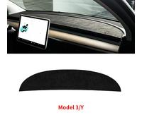 Per tesla 2021-2023 modello 3 Y anti cruscotto copertura console centrale tappetino protezione parasole cruscotto copertura pad versione ispessita