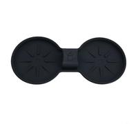 Per Tesla Model 3/Model Y Cup Holder Insert antiscivolo Drink Coaster Pad Food Grade Silicone Cup Stopper Car Center Console Organizer Liner per il rumore Vestibilità sicura (nero)