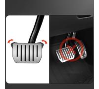 Per Tesla Model 3 Pedali Clip-on Alluminio Set 2 Pezzi Facile Installazione