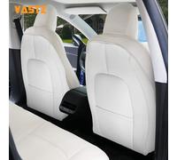 Per Tesla Model 3 Y Protezione per schienale in pelle Tappetini per auto resistenti all'usura con tasca organizer Impermeabile antigraffio