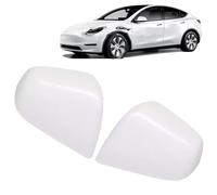 Per Tesla Model Y Coprispecchietti Retrovisori con Tappo Teschio in Bianco Perla
