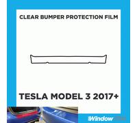 Per Tesla Modello 3 17 + Paraurti Posteriore Trasparente Zero Protezione Vernice