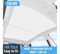 Per Tesla Modello 3 Highland 23-24 Modello Y 2021-24 Tetto Apribile Parasole Panno di Ghiaccio Fibbia Sun Pare Vetro Anteriore Posteriore Lucernario Accessorio