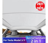 Per Tesla Modello 3 Y 2021-2023 Nuovo Aggiornamento Panno di Ghiaccio Fibbia Tende Da Sole Tetto di Vetro Parasole Anteriore Posteriore Tetto Apribile Lucernario