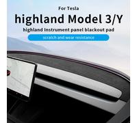 Per tesla modello 3 Y highland copertura cruscotto anti uv console centrale tappetino protezione parasole copertura cruscotto pad versione ispessita