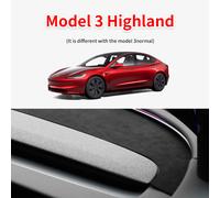Per tesla modello 3 Y highland copertura cruscotto anti uv console centrale tappetino protezione parasole copertura cruscotto pad versione ispessita