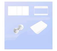 Per Tesla Per Il Modello Y Juniper Pannello Di Controllo Centrale Adesivo Ad Adsorbimento Elettrostatico Navigazione Console Centrale(4PCS Set White)