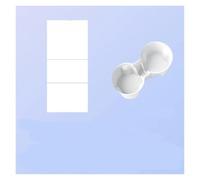 Per Tesla Per Il Modello Y Juniper Pannello Di Controllo Centrale Adesivo Ad Adsorbimento Elettrostatico Navigazione Console Centrale(2PCS Set White)