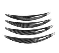 Per Tesla Per Model 3 2017-2021 Parafanghi Anteriori E Posteriori Parafanghi In Fibra Di Carbonio ABS Accessori Per Auto Paraspruzzi Per Auto Sopracciglia Ruota Rivestimento(Glossy Carbon Fiber)