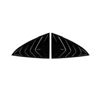Per Tesla Per Model 3 2017-2023 Per Model Y 2020-2023 Finestra Posteriore Copertura Persiana Feritoia Triangolo Visiera parasole auto(Nero lucido)