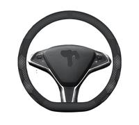 Per Tesla Per Model 3 Per Model S Per Model Y Per Model X Per Roadster 2019-2025 Volante Interno Automatico Auto Coprivolante Auto(D Style white)