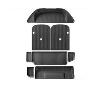 Per Tesla Per Model X 5 6 7 Posti 24-22 Tappetini Set Completo Fodere Pavimento Coprisedili Posteriori Bagagliaio Rivestimenti Carico Tappetino Bagagliaio Baule(Trunk Set 6 Seats)