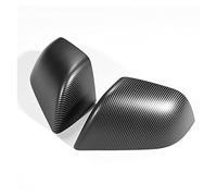 Per Tesla Per Modello 3 2017-2022 Texture In Fibra Di Carbonio Opaco 2pcs Copertura Dello Specchio Retrovisore Auto Modifica Esterna