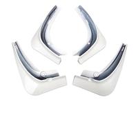Per Tesla Per Modello 3 2021 Parafango Ruota ABS Paraspruzzi In Fibra Di Carbonio Parafanghi Auto Parafanghi FIXCOR(Oil paint white)