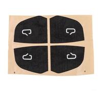 Per TESLA Per Modello 3 Per Modello Y Interno Trim Accessorio per Pulsanti Porta Interruttore Con Costruzione In Pelle Scamosciata E Misura Dimensionale Precisa (Nero)