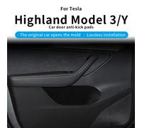 Per Tesla2024-2025 Modello 3 Y Porta Guanto Box Anti Kick Pad Bordo Laterale Pellicola Della Protezione Adesivo Soglia Anti-Sporco