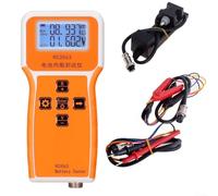 per tester di tensione e resistenza interna della batteria, ohmmetro a 4 fili con intervalli automatici e manuali, 0-100 V CC per batterie ricaricabili al litio e diagnostica degli acidi (1 set)