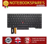 Per ThinkPad P14s Gen 2 (21A0, 21A1) Laptop - 21A1S0KB00 Backlit UK Keyboard
