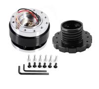 Per Thurstmaster TX T300 T500 TS-PC TS-XW Kit Adattatore Per Volante Da Corsa A 6 Fori Con Sgancio Rapido Mozzi Per Volante Auto(Black)