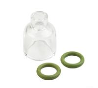 per TIG Clear Visualization Glass Nozzle per WP9/17/18/20/26, tazza di saldatura con O-Ring per materiali di consumo lenti a gas tozzi(5)