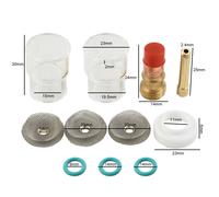 per tig Saldatura per torcia, 3/32 Gas Lente #12 Coppa 2.4mm Kit for WP-17