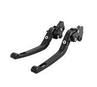Per Tiger 1200 Explorer/XEXC/XR 2012-2018 per Buell 1125R 2008-2009, 3D pieganti Leve freno frizione in alluminio CNC per motocicli (Nero)