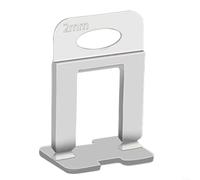 per tile Leveling System Clips 100pcs 35mm Plastic per tile(A1mm) | Maintains per tile flatness, prevents shifting during cement drying, simple push-fit design, 35mm size, floor and wall use