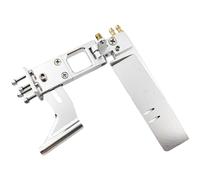 per timone marino - Supporto per sterzo in lega di alluminio, gruppo pagaia assorbente con supporto per albero da 0,15 pollici, componente durevole per catamarano con resistenza alla corrosione