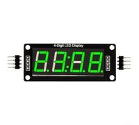 Per TM1637-Controlled 4-Digit LED Display Board con logica orologio incorporata, formato a due centri Dot Time e 5V Power Input Interface (verde)