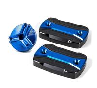 Per TMAX 530 SX DX 2012-2019 Tappo Serbatoio Liquido Freni E Carburante Per Moto Coperchio Pompa Freno RISPOSTAKBAH(A Set-Blue)