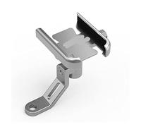 Per TMAX530 Per TMAX560 Per TMAX Per T-MAX 530 560 2017-2021 2020 Moto Manubrio Supporto Del Telefono Mobile Delle Cellule GPS Del Basamento staffa Supporto piastra navigazione(530 Mirror Silver)