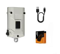 per torcia Chiave Alluminio Ricaricabile USB-C Compatta per | Doppia per sorgente LED e gialla, ideale per lettura e segnalazione, per versatile in ogni scenario(Beige)