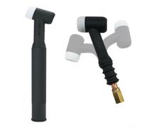 Per torcia di saldatura TIG WP17F17FV a testa flessibile con raffreddamento ad aria e valvola del gas, 150 A per torce TIG compatibili e serie WP (WP-17F)