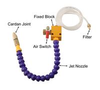 Per Tornio CNC Compatibile Spray di Raffreddamento con Tubo Lungo PU Lunghezza d