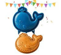 per torta a forma di animale marino, 8 forme di mare | Premere e sigillare mini torte e biscotti in 8 disegni di animali marini, 5-7 cm, per la cottura della famiglia
