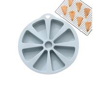 per Torte Triangolari in Silicone | Stampo In Silicone A 8 Cavità - Tortiera per dolci - Per Pizza, Mousse, Frutta, Cottura, Pasticceria, Budino, Gelatina, Pane Di Mais, Popcorn, Patate, Forno