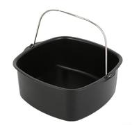 Per tortiera antiaderente in alluminio da 7/8 pollici accessori per friggitrice ad aria fatta in casa utensili da cucina adatti al microonde (20,3 cm)