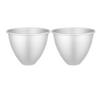 per tortiere in lega di alluminio da 2 pezzi per torte con fondo fisso